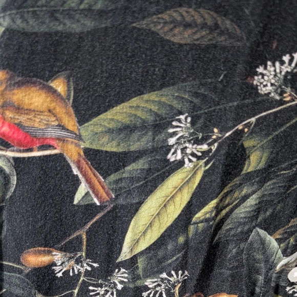 H&M Bird Print Dress Shirt - US S - Picture 6 of 10